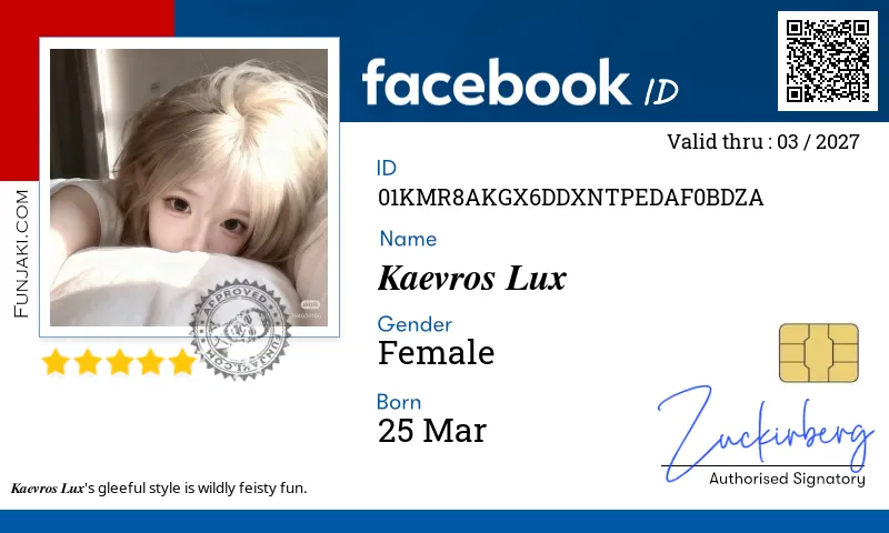 Facebook ID Card