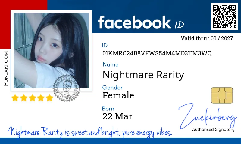 Facebook ID Card