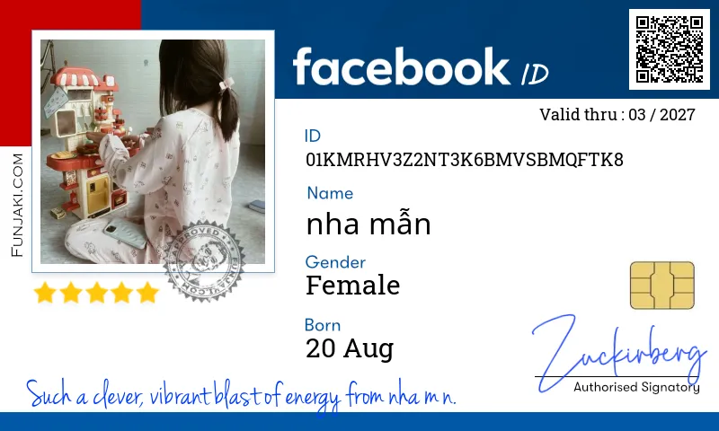 Facebook ID Card