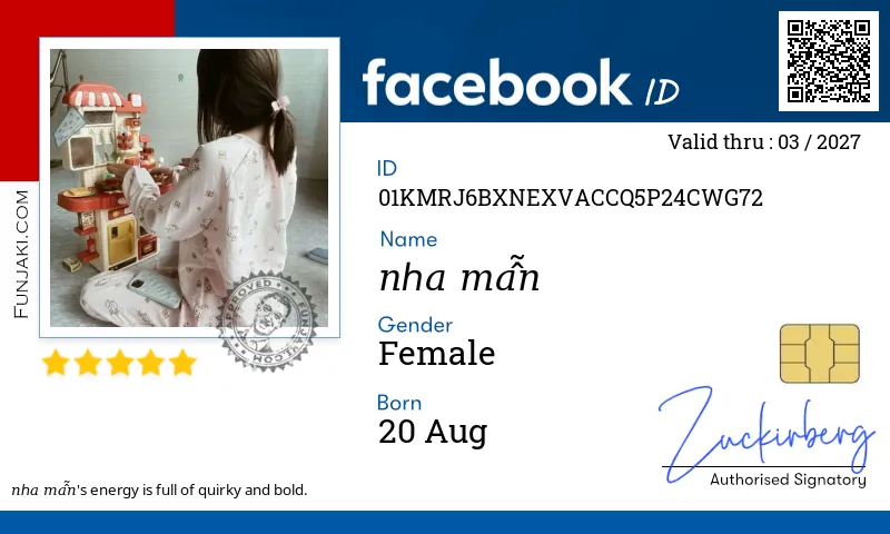 Facebook ID Card
