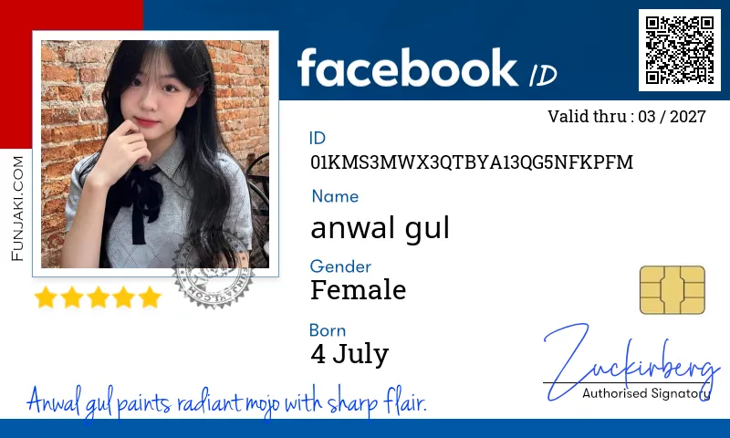 Facebook ID Card