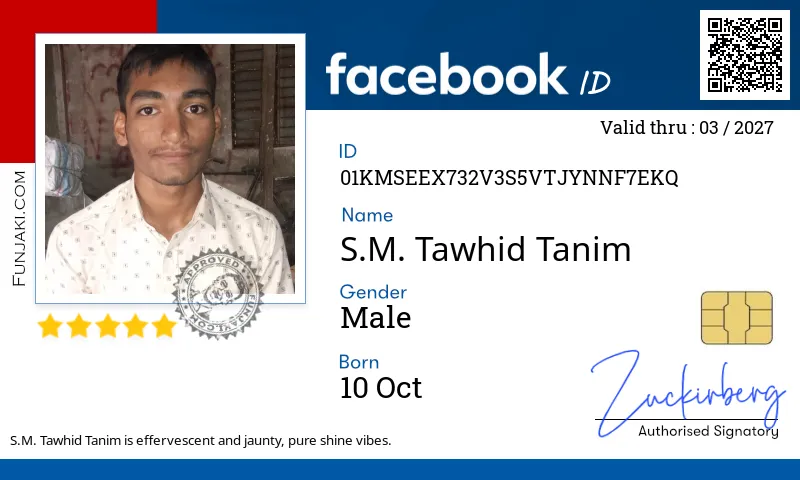 Facebook ID Card
