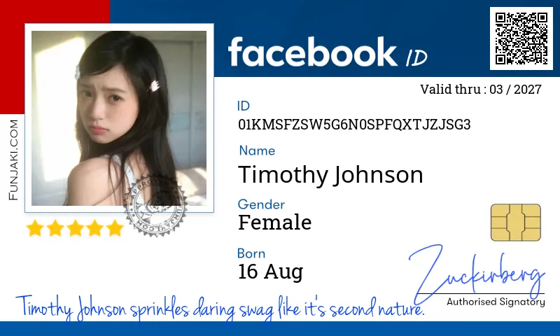 Facebook ID Card