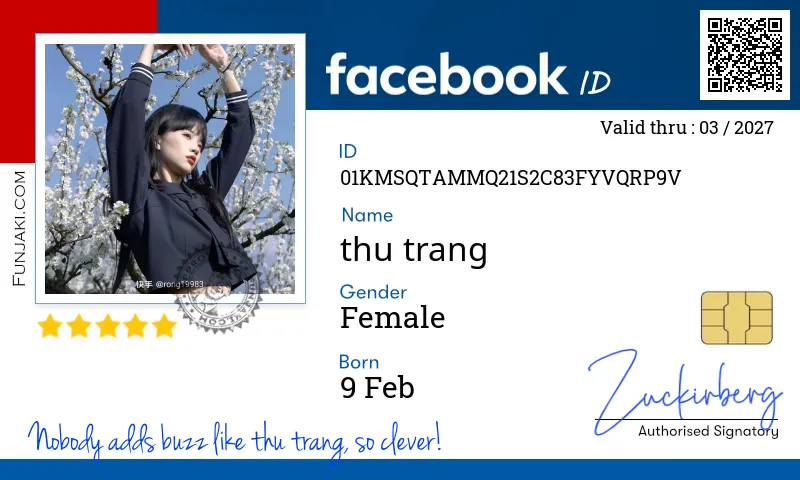 Facebook ID Card