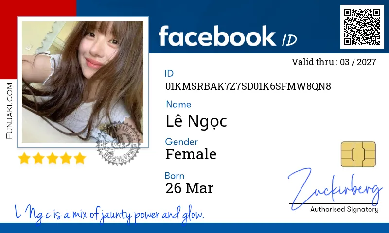 Facebook ID Card