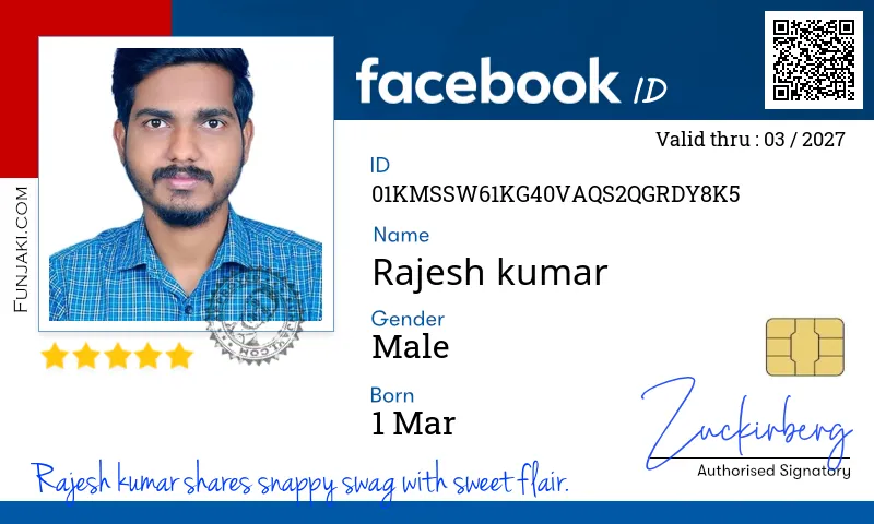 Facebook ID Card