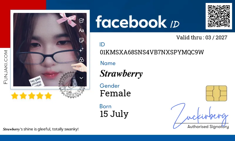 Facebook ID Card