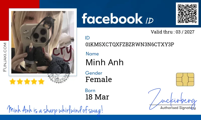 Facebook ID Card