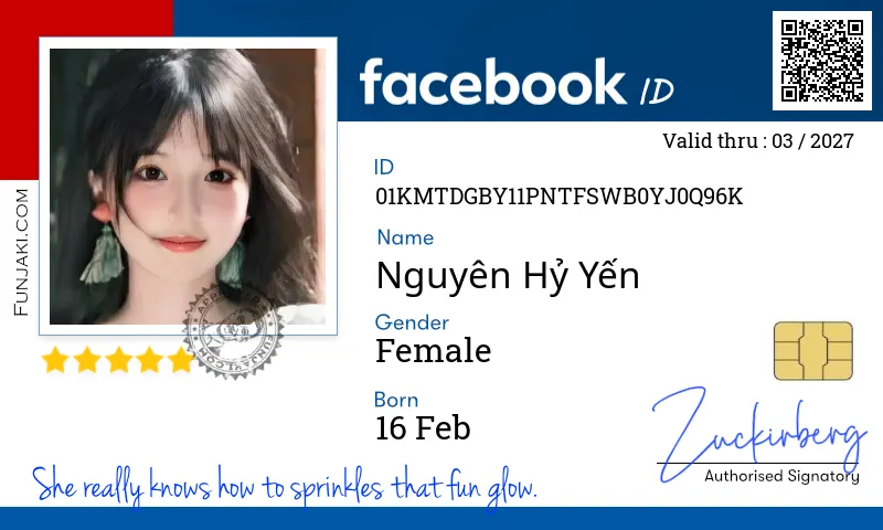 Facebook ID Card
