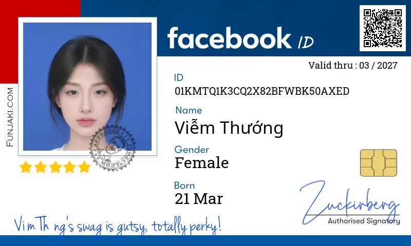Facebook ID Card
