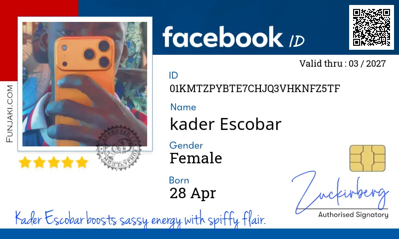 Facebook ID Card