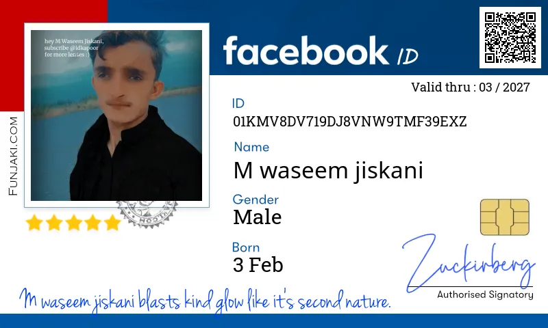 Facebook ID Card