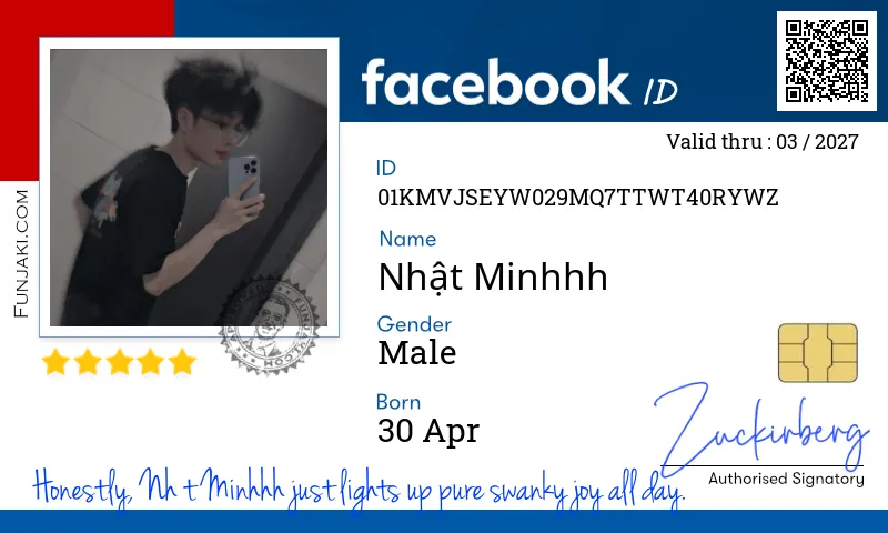 Facebook ID Card