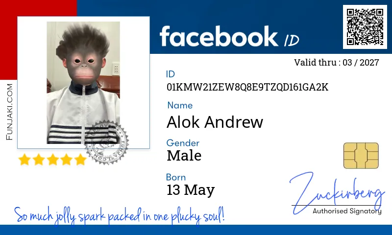 Facebook ID Card