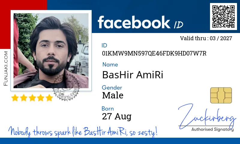 Facebook ID Card