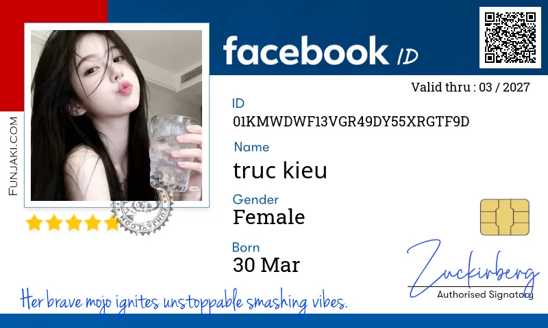 Facebook ID Card
