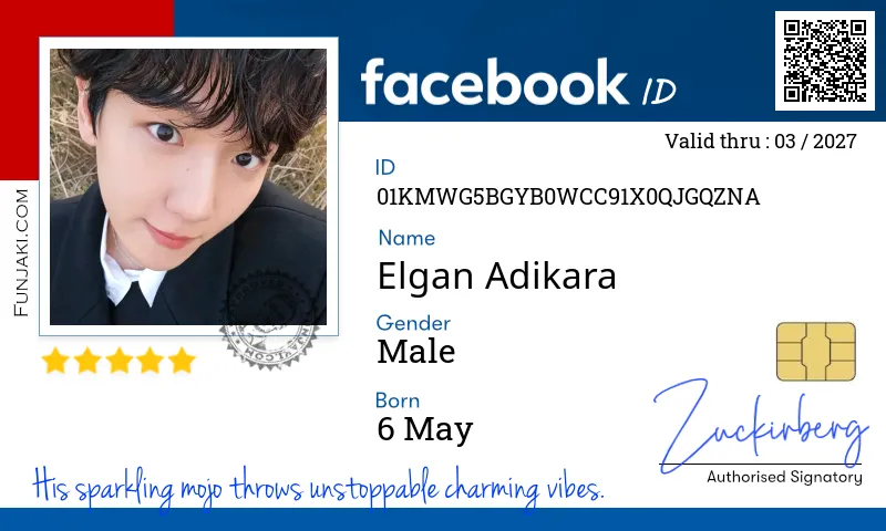 Facebook ID Card