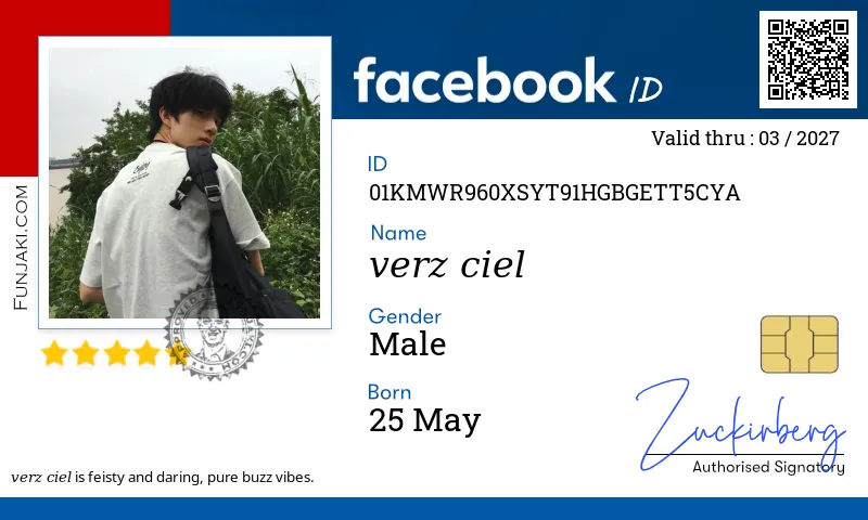 Facebook ID Card