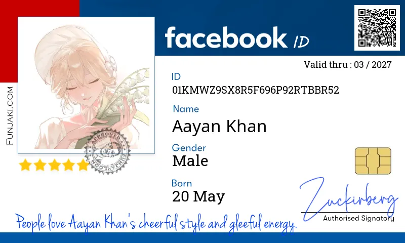 Facebook ID Card