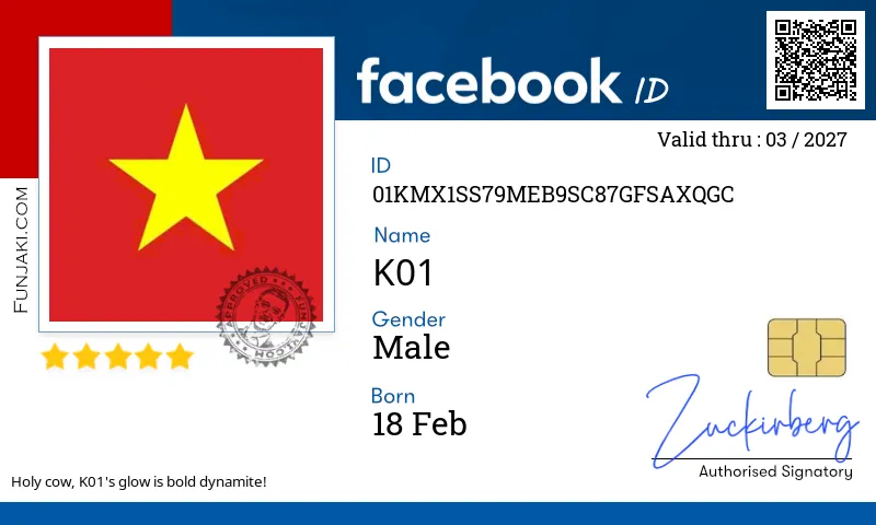 Facebook ID Card