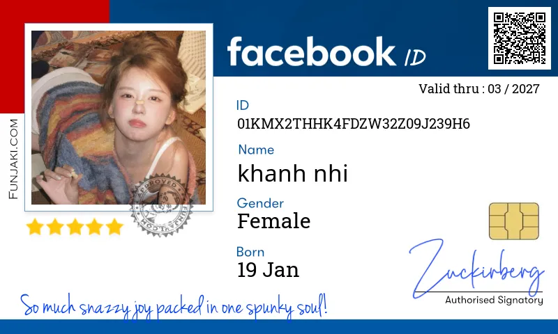 Facebook ID Card