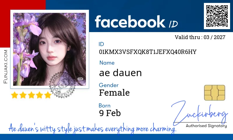 Facebook ID Card