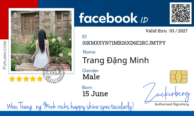 Facebook ID Card