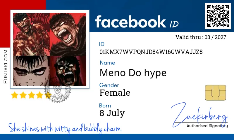 Facebook ID Card