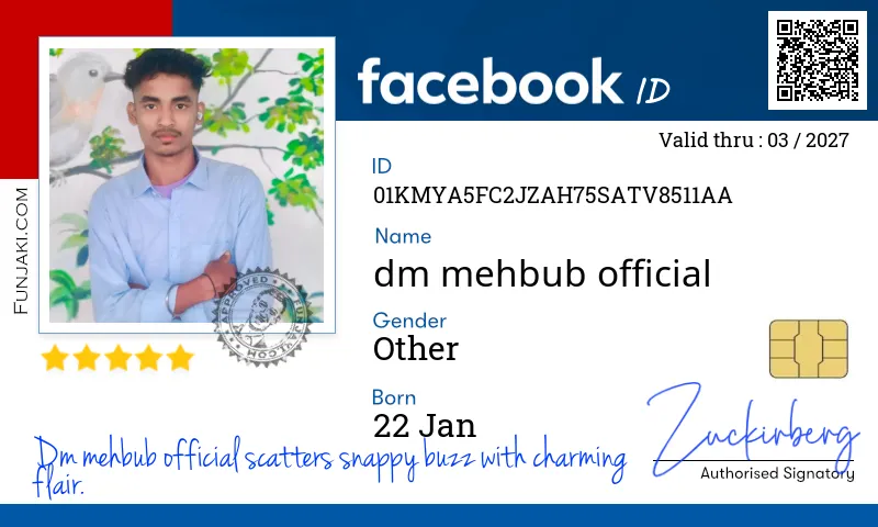 Facebook ID Card