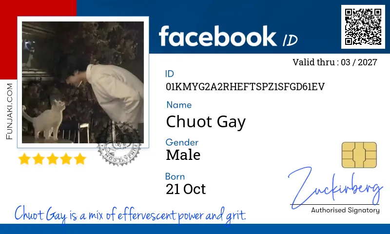 Facebook ID Card