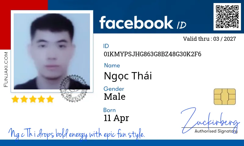 Facebook ID Card