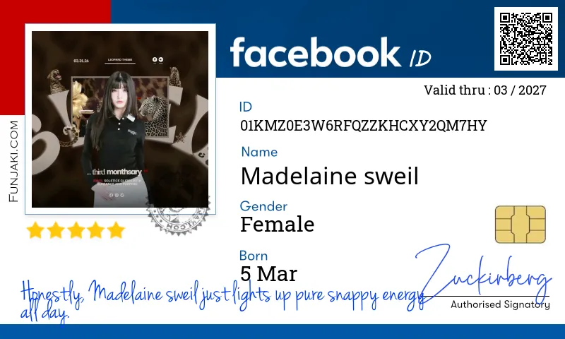 Facebook ID Card