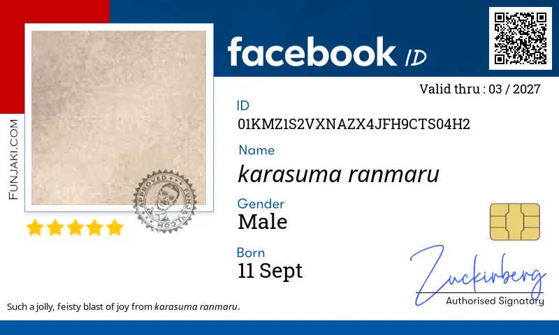 Facebook ID Card