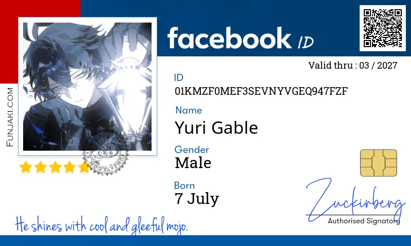 Facebook ID Card