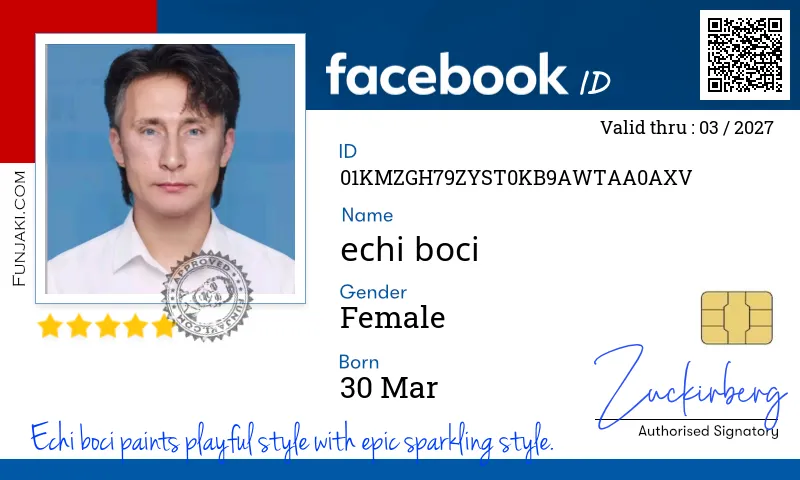 Facebook ID Card