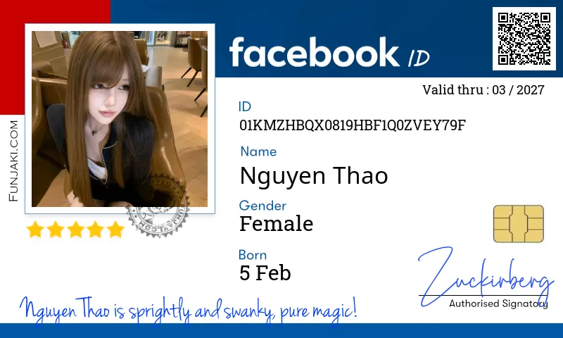 Facebook ID Card