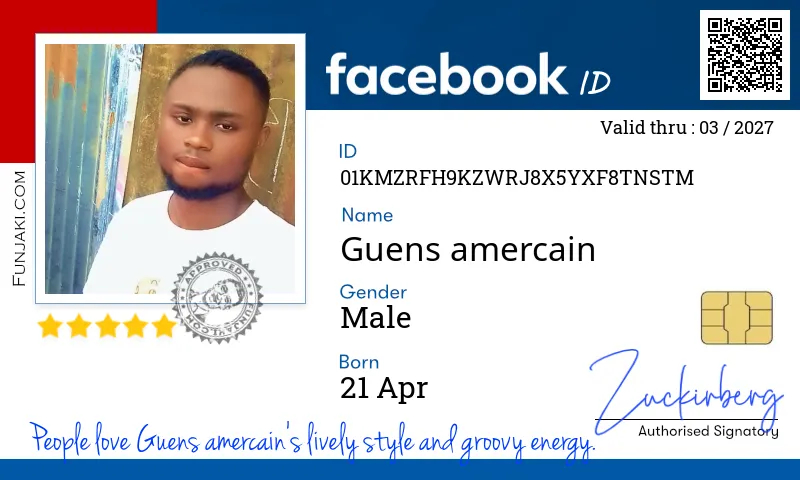 Facebook ID Card