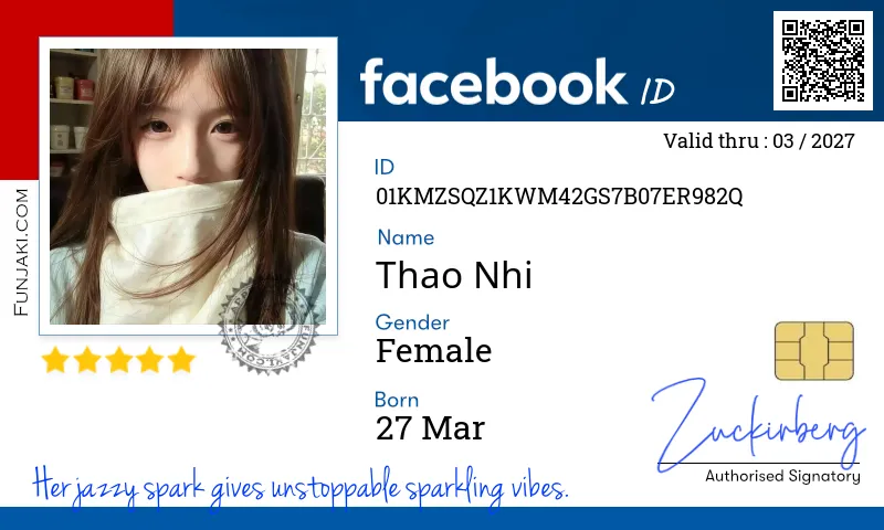 Facebook ID Card