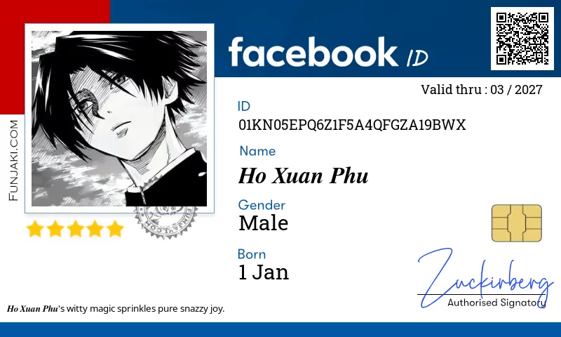 Facebook ID Card
