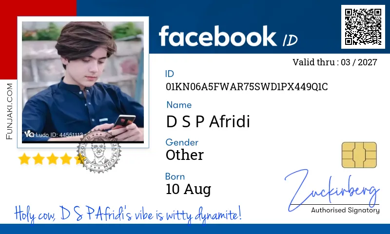 Facebook ID Card
