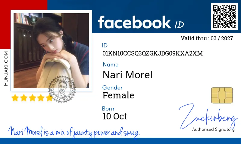 Facebook ID Card