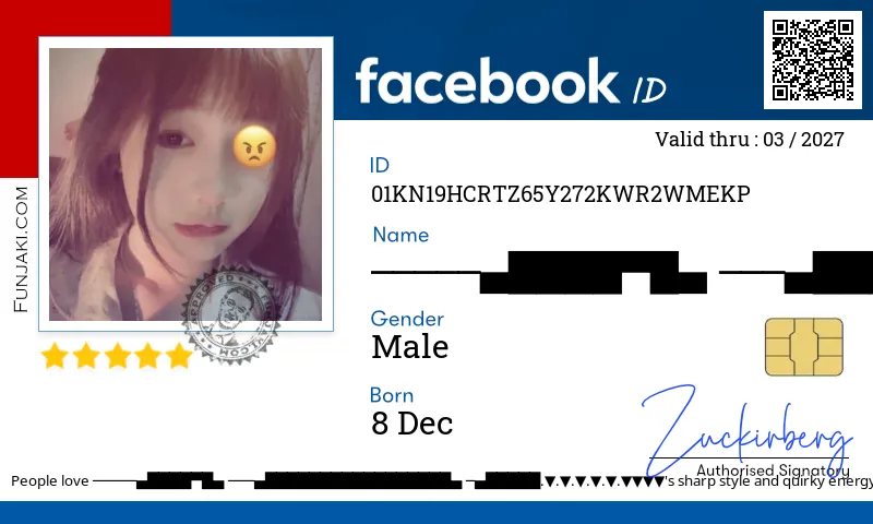Facebook ID Card