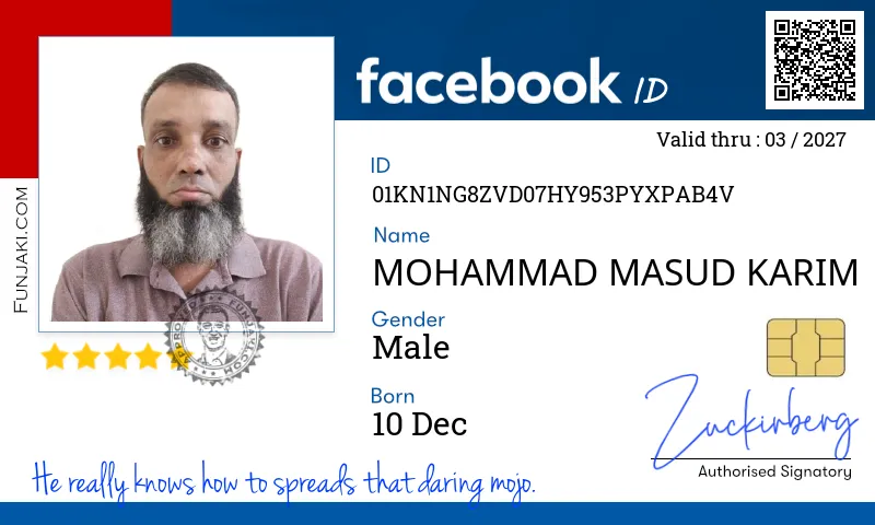 Facebook ID Card