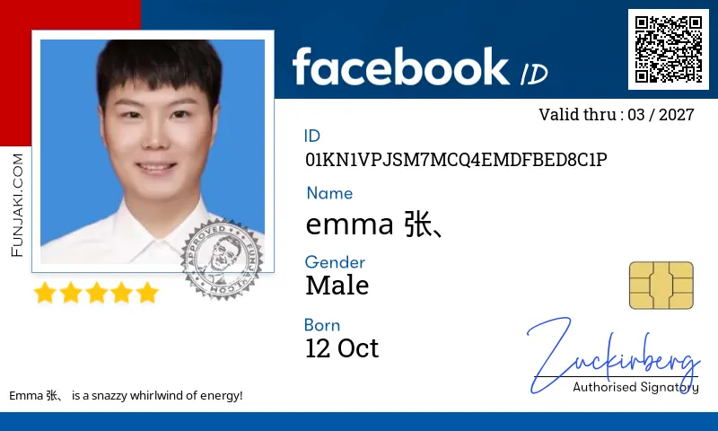 Facebook ID Card