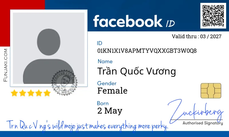 Facebook ID Card