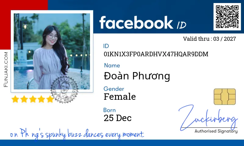 Facebook ID Card