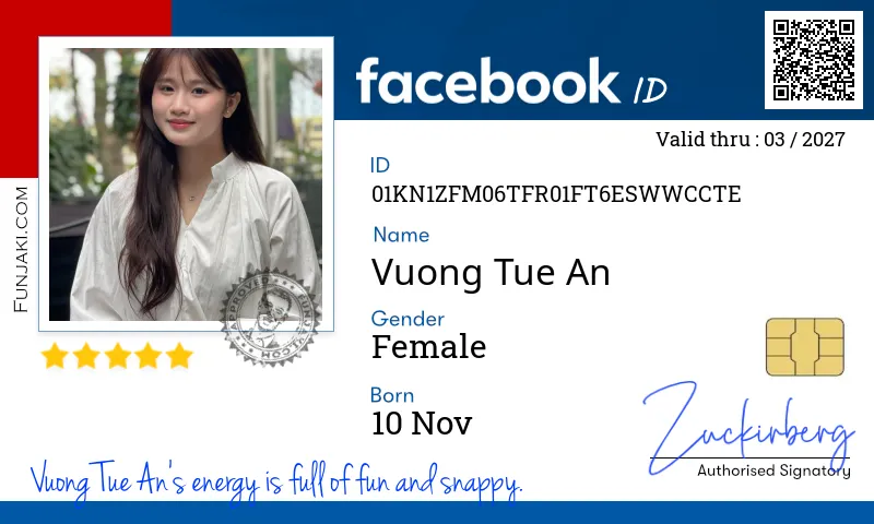 Facebook ID Card