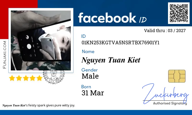Facebook ID Card