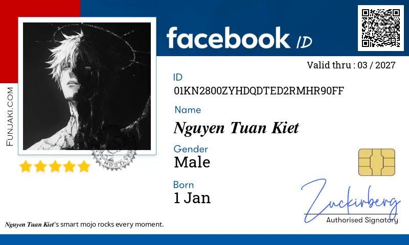 Facebook ID Card