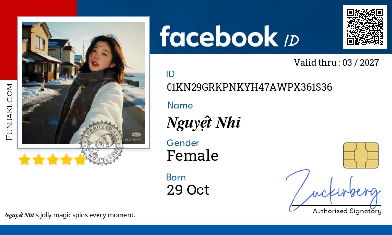 Facebook ID Card